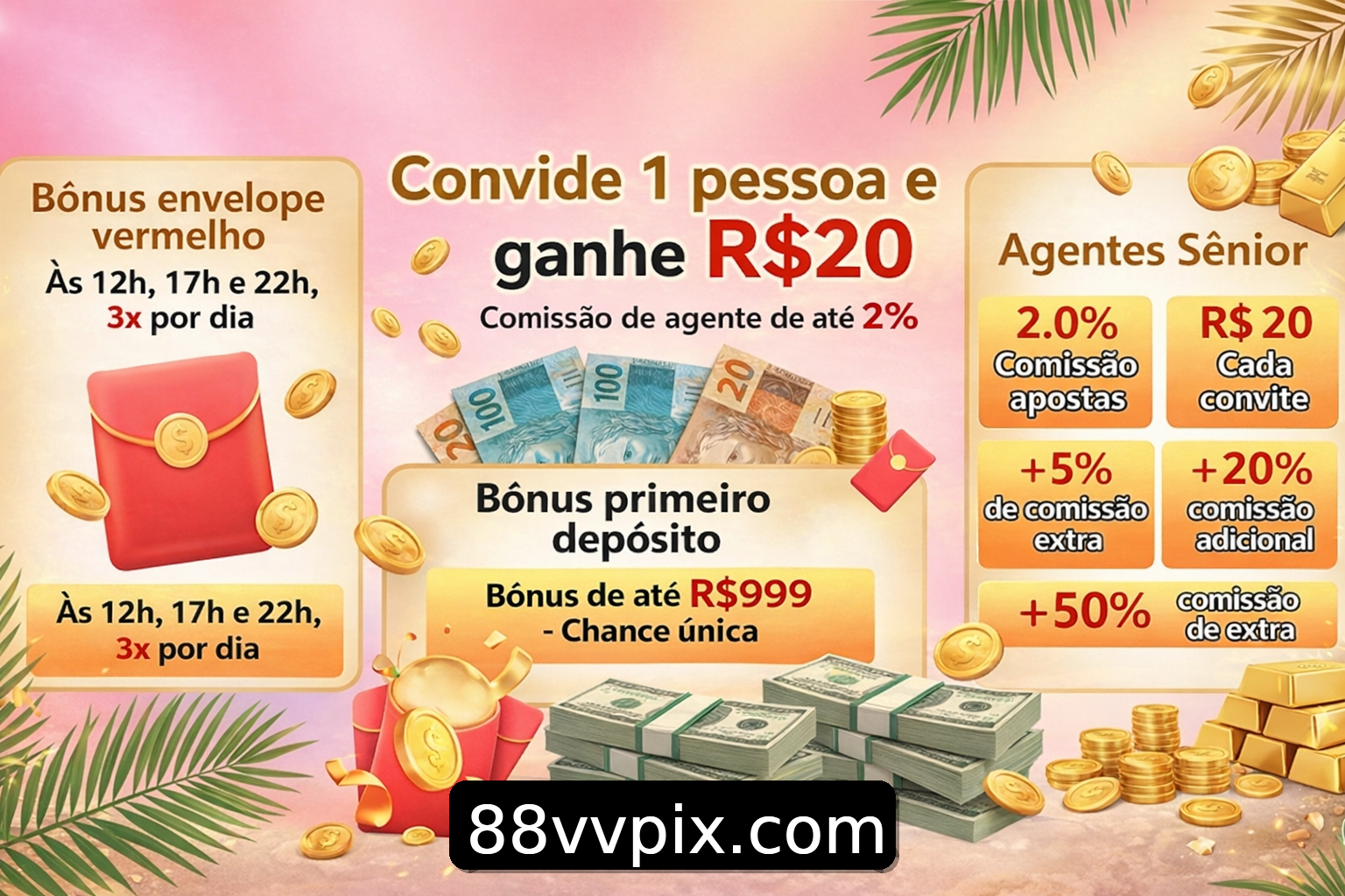 Banner do Bônus do Casino 88vv